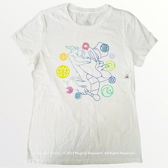 Disney Tops - Disney Parks - EPCOT 40th Anniversary - Figment Shirt for Adults